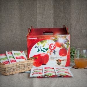 백령사과농원,100% 천연사과즙 /1상자 50봉